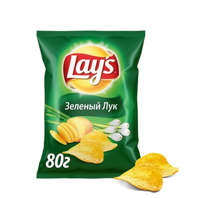 Чипсы Lays с луком 80г.