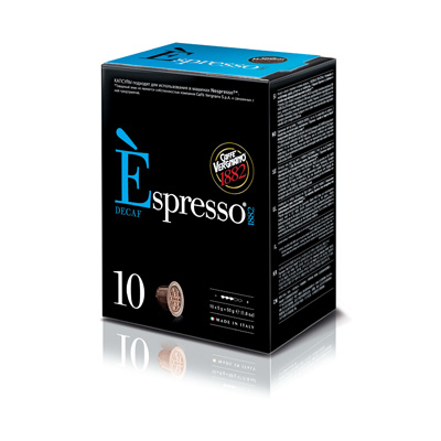 Капсулы для кофемашин Vergnano Espresso Decaffeinated 10*5г