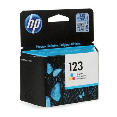 Картридж струйный HP 123 F6V16AE CMY цв. для DJ 2130