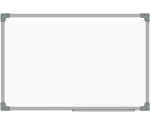 Белая настенная магнитно-маркерная доска, 90х60 см, одноэлементная, в стальной рамке