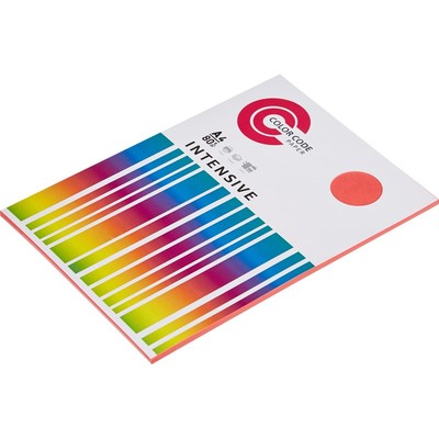 Бумага цветная ColorCode (розовый интенсив), 80гр, А4, 50 листов