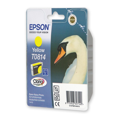 Картридж струйный Epson T0814 C13T11144A10 жел. пов.емк. для R270