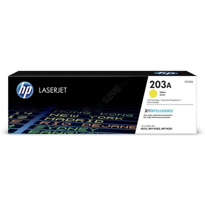 Картридж лазерный HP 203A CF542A жел. для CLJ Pro M254 MFP M280/281