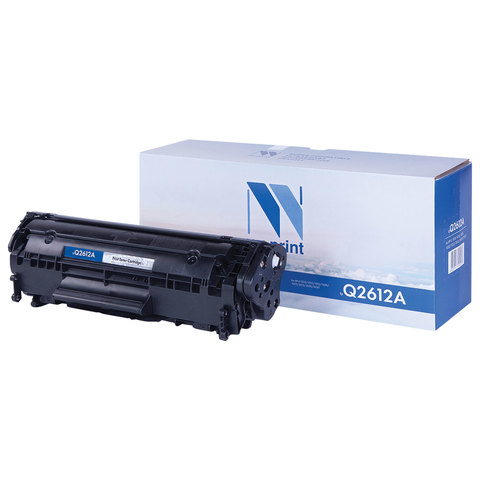 Картридж лазерный HP (Q2612A) LaserJet 1018/3052/М1005, ресурс 2000 страниц, NV Print, совместимый