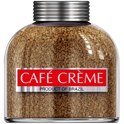 Кофе CAFE CREME растворимый стеклянная банка, 180г