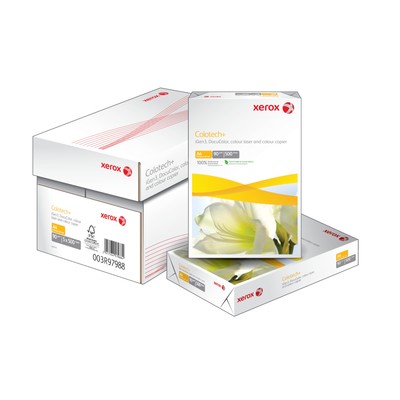 Бумага для цв.лазер.печ. XEROX COLOTECH PLUS (А3,100г,170CIE%) пачка 500л.