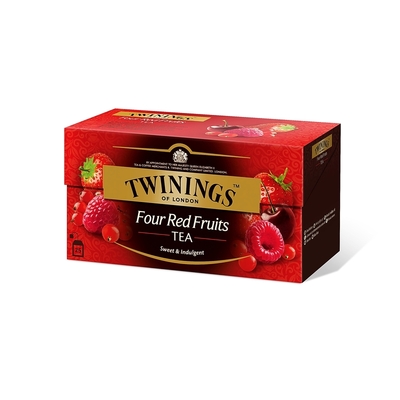 Чай Twinings Four red fruit черный, 25 пакетиков