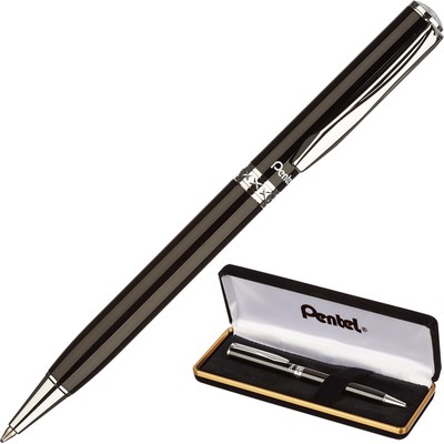 Ручка шариковая PENTEL Sterling B811-A-A авт.черный лак корп 0.4 черн ст.фу