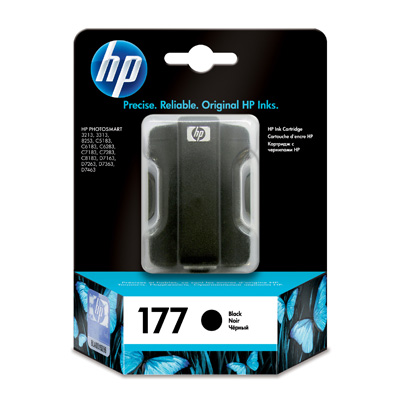 Картридж струйный HP 177 C8721HE чер. для PhSm C5183/C6183