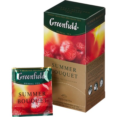 Чай Greenfield Summer Bouquet фруктовый фольгир.25пак/уп 0433-10