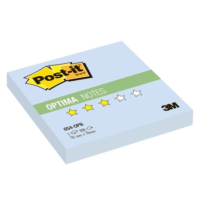 Блок-кубик Post-it Optima 654-OPB, 76х76 зима гол.пастель, 100 л.