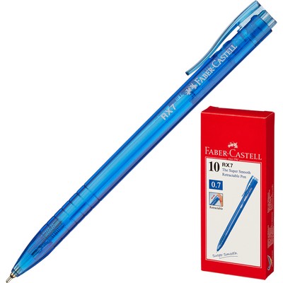 Ручка шариковая Faber-Castell RX7, синий /545451