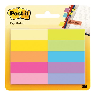 Клейкие закладки бум. 10 цв.по 50л. Post-it '670-10AB