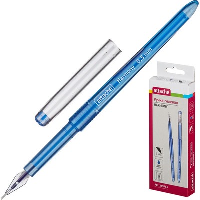 Ручка гелевая Attache Harmony,цвет чернил-синий