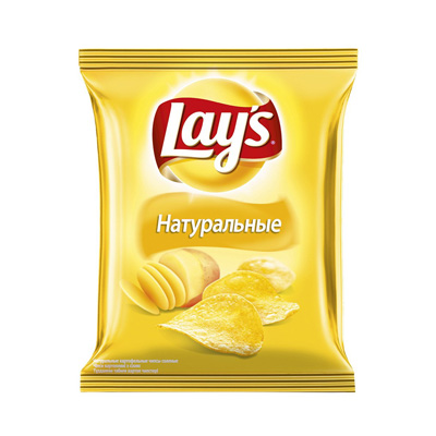 Чипсы Lays золотистые натуральные 80г.