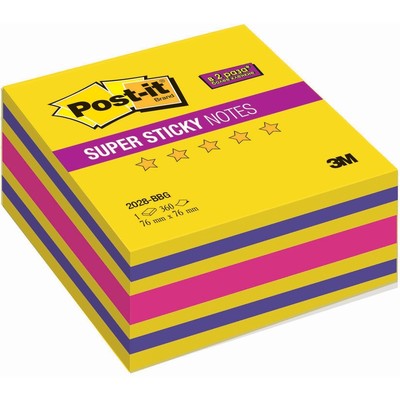 Блок-кубик Post-it Super Sticky куб 2028-BBG 76х76 бабл гам 360 л.