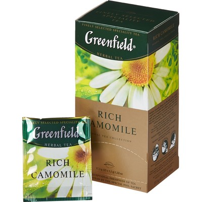 Чай Greenfield Rich Camomile травяной фольгир.25пак/уп 0432-10