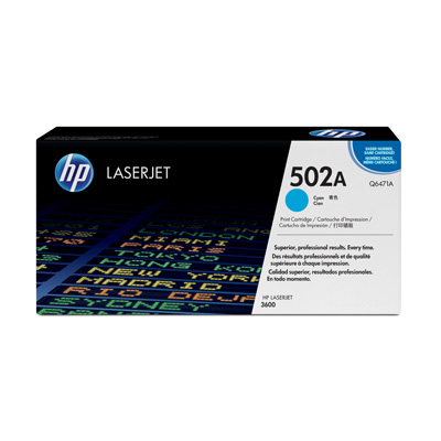 Картридж лазерный HP 502A Q6471A гол. для CLJ 3600