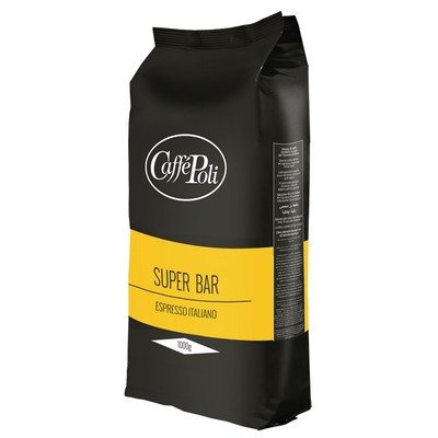 Кофе Caffe Poli Super Bar в зернах,, 1 кг.