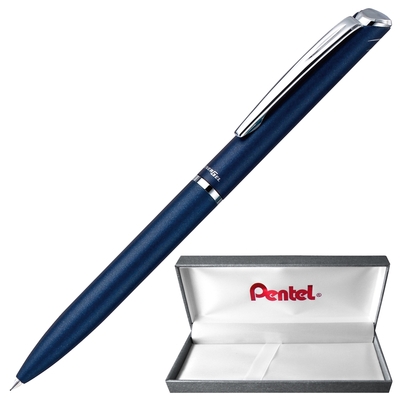 Ручка гелевая PENTEL BL2007C-A EnerGel автомат. 0,35мм синий, подар.кор.
