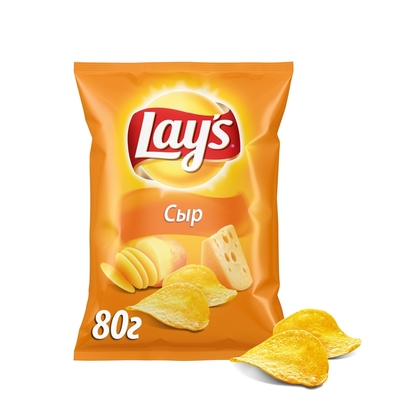 Чипсы Lays сыр 80гр.