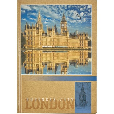 Блокнот Attache London А5, 80л. 7БЦ, глянц.лам, бум. 60 г/м, диз. кл.