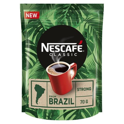 Кофе Nescafe Classic Brazil раств., 70г