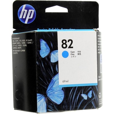 Картридж струйный HP 82 C4911A гол. для DgnJ 500/800/815