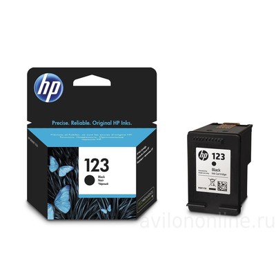 Картридж струйный HP 123 F6V17AE чер. для DL 2130