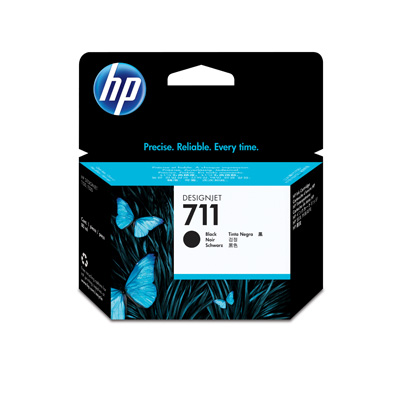 Картридж струйный HP 711 CZ133A чер. пов.емк. для DgnJ T120/520