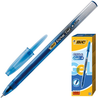 Ручка гелевая BIC CRISTAL синяя 843885