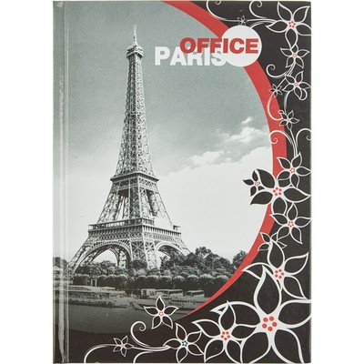 Блокнот Attache Paris А5, 80л. 7БЦ, глянц.лам, бум. 60 г/м, диз. кл.