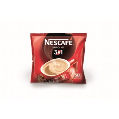 Кофе Nescafe 3 в 1 Классик раств. 50шт*16г