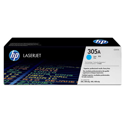 Картридж лазерный HP 305A CE411A гол. для CLJ M351/M451/M375