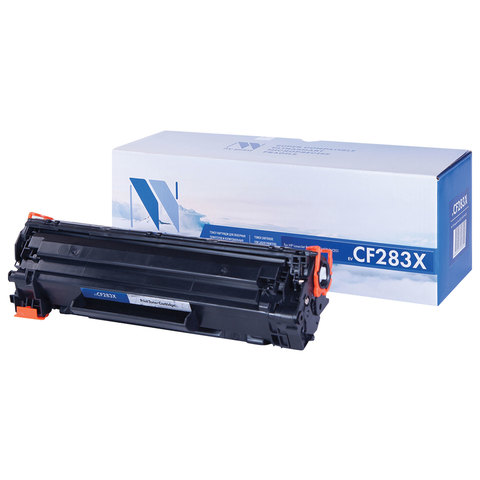 Картридж лазерный HP (CF283X) LaserJet Pro M201/M225, черный, ресурс 2200 стр., NV Print совместимый