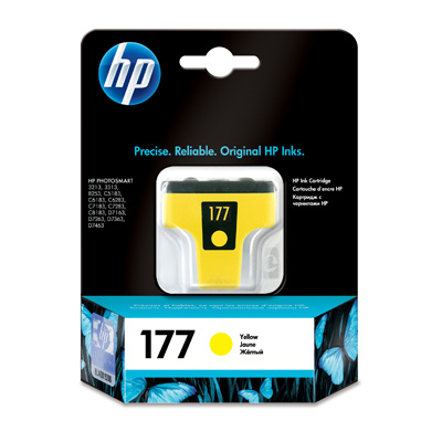 Картридж струйный HP 177 C8773HE жел. для PhSm C5183/C6183