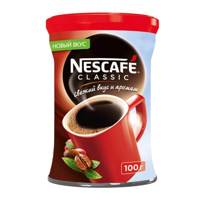 Кофе Nescafe Classic раств.гранул..100г ж/б