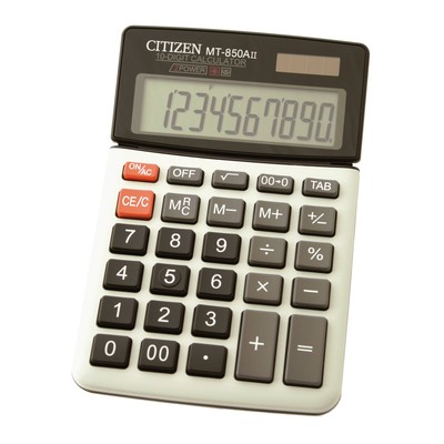 Калькулятор настольный CITIZEN бухг. MT-850AII 10 разряд.регул.накл.дисп.DP