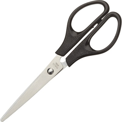 Ножницы Attache 169 мм с пластиковыми симметричными ручками, цвет черный