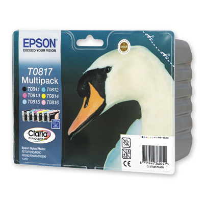 Картридж струйный Epson C13T11174A10 CMYKLcLm пов.емк. для R270 (6шт)