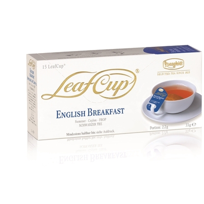 Чай Ronnefeldt Leaf Cup English Breakfast черн., 15пакx2,2гр/уп