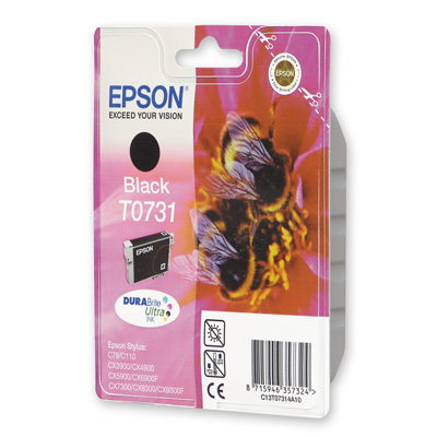 Картридж струйный Epson T0731 C13T10514A10 чер. для St С79