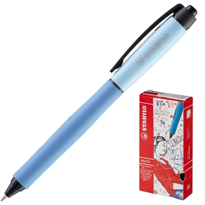 Ручка гелевая STABILO PALETTE XF автомат.268/3-41-1 голуб.корп.0,35мм,синяя