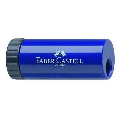 Точилка Faber-Castell с контейнером, синий 183301