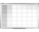 Белая настенная магнитно-маркерная доска Brauberg, 90х60 см, планинг на месяц