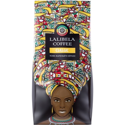 Кофе Lalibela coffee Сlassic в зернах, 500г