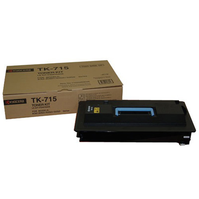 Тонер-картридж Kyocera TK-715 чер. для KM 3050/4050/5050