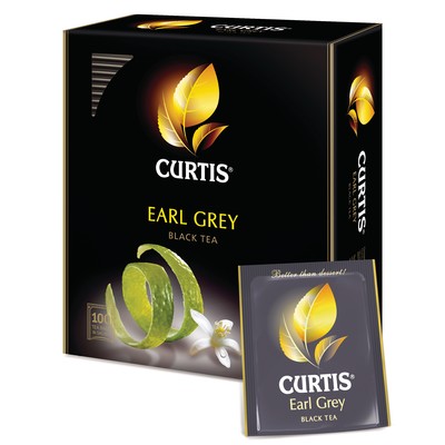 Чай Curtis Earl Grey черн. с бергамотом 100 пак/уп 72402