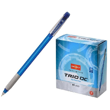 Ручка шариковая Unimax Trio DC GP tinted 0,7мм, син, масл, треуг, неавтомат