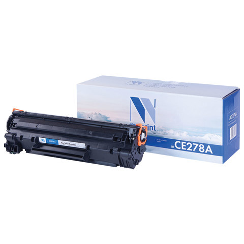 Картридж лазерный HP (CE278A) LaserJet P1566/1606DN, ресурс 2100 страниц, NV Print, совместимый